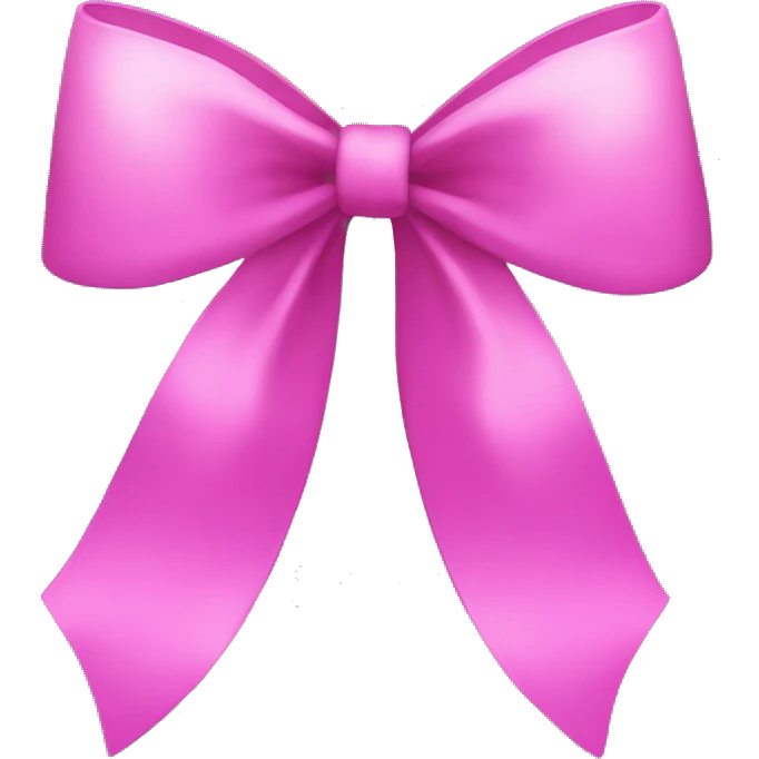 coquette bow emoji