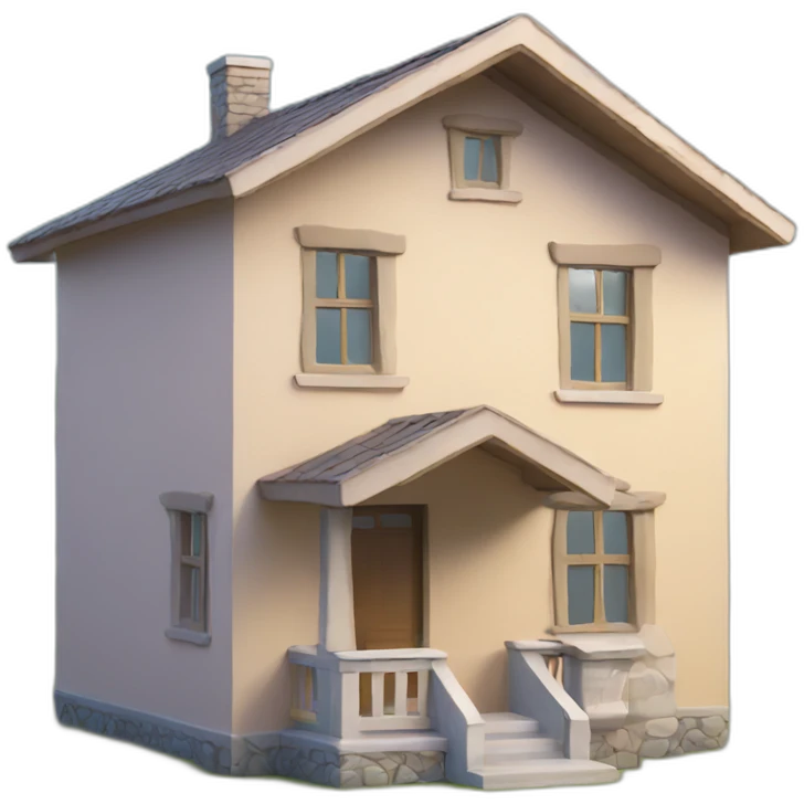 3d house emoji