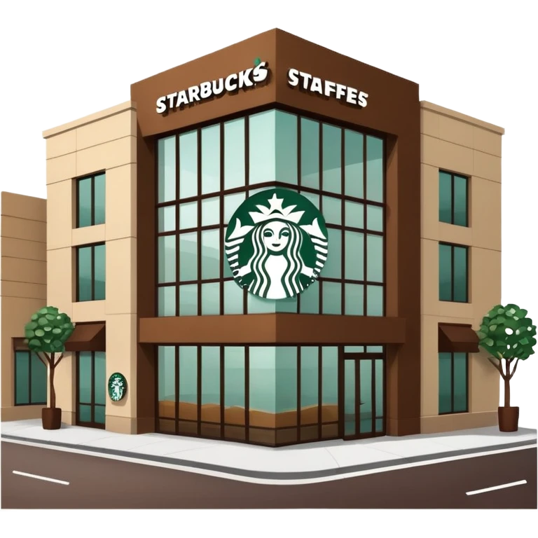 Starbucks’s building emoji