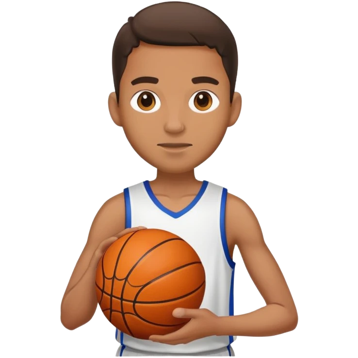 lenron holding basketball emoji