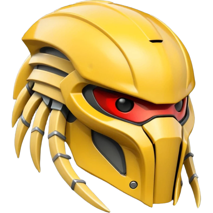 predator helmet emoji