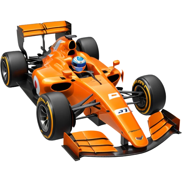 Formula 1 mclarende emoji