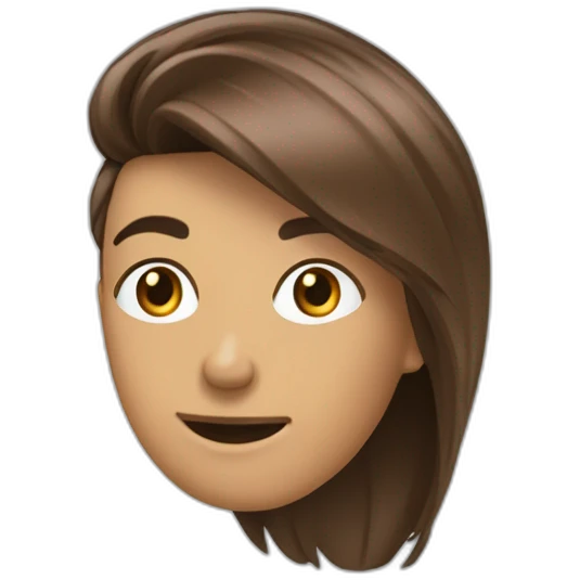 Un brun au chaveux raide qui est muclé emoji