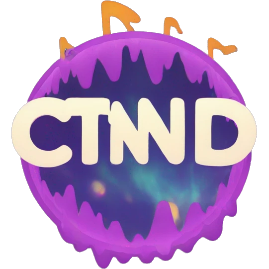 music festival logo with the letters "CTND" emoji