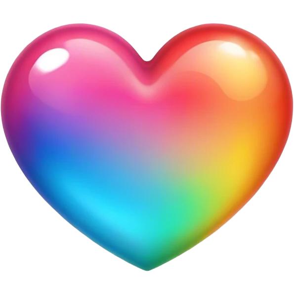 Colorful heart emoji