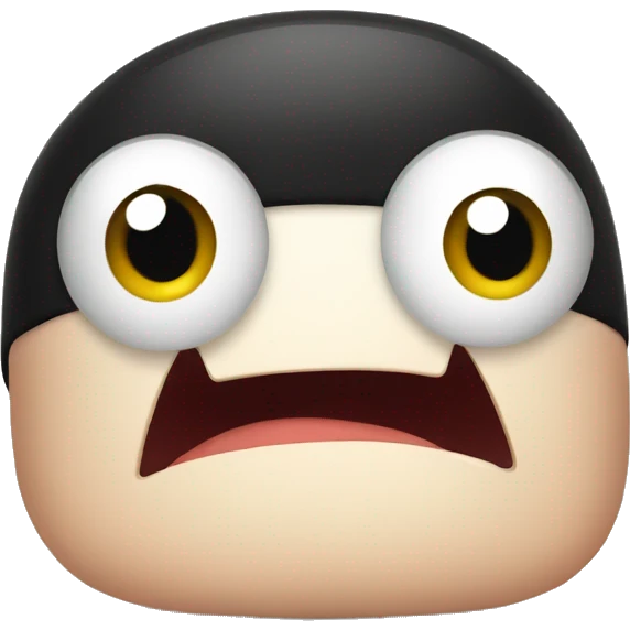 Scared and shocked sushi emoji