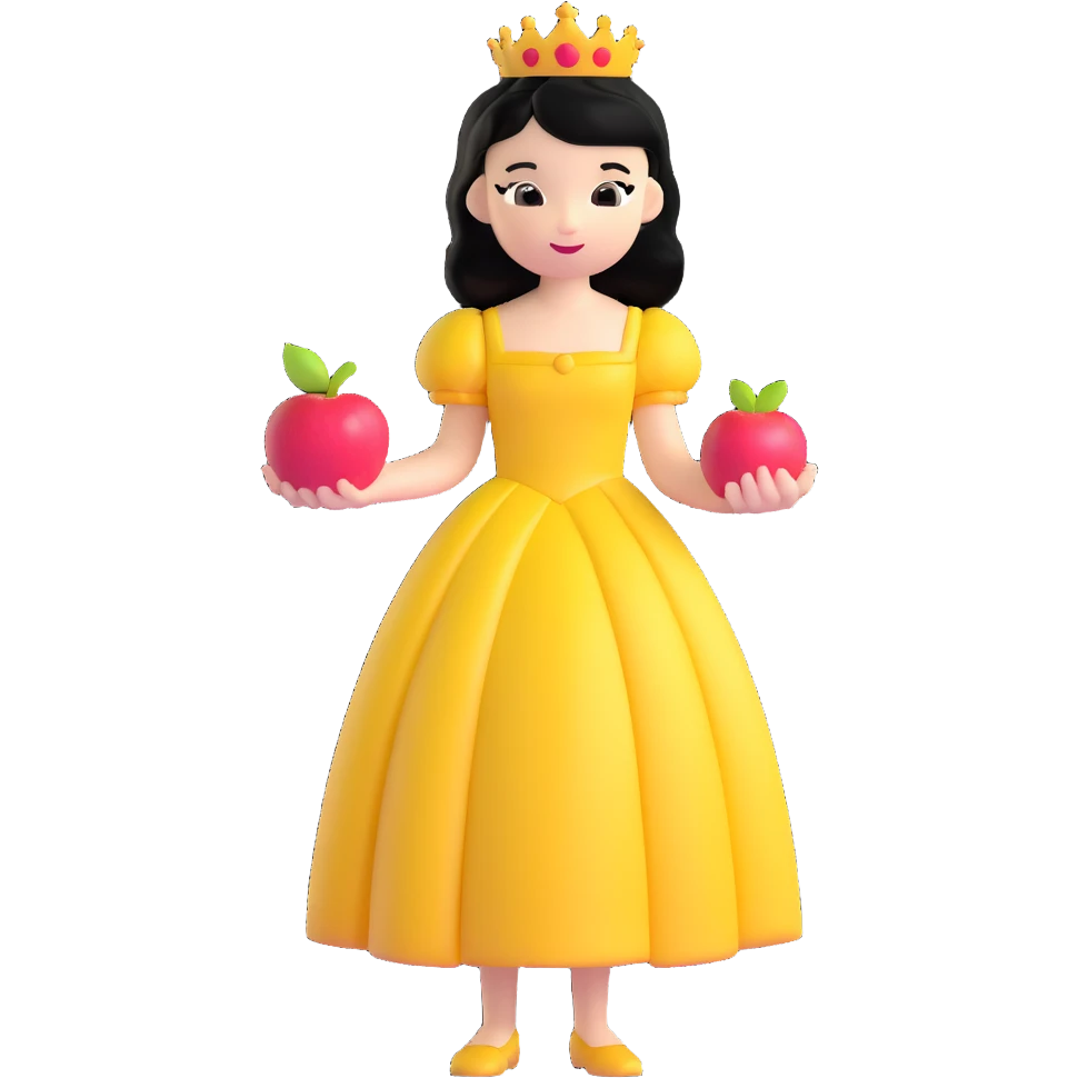 Snow White princess emoji