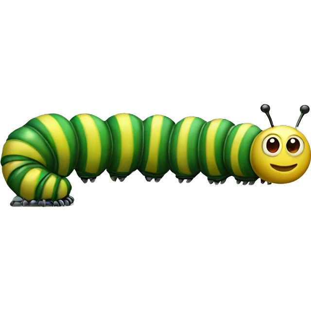 Caterpillar robot emoji