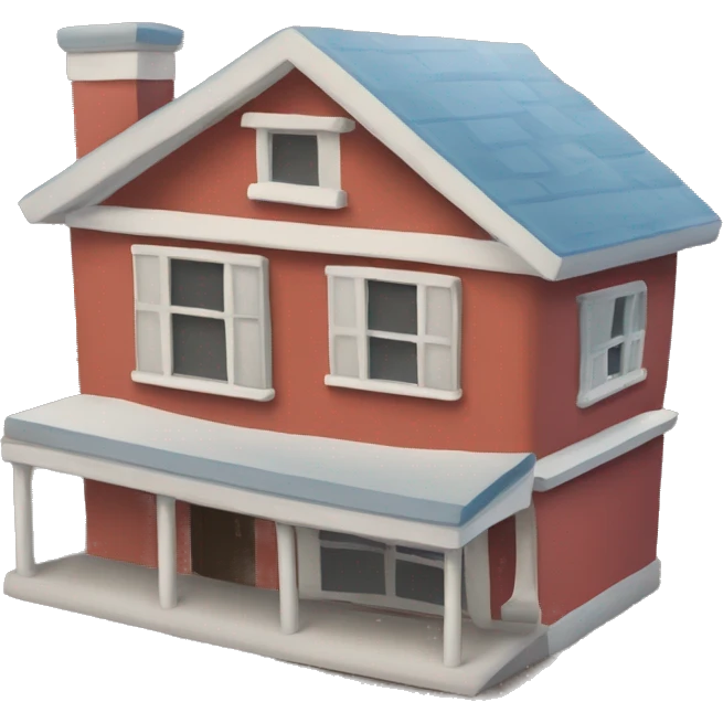 Please create an emoji that represents the concept of 'pays at home.' It should include elements that suggest both the act of paying and a home environment emoji