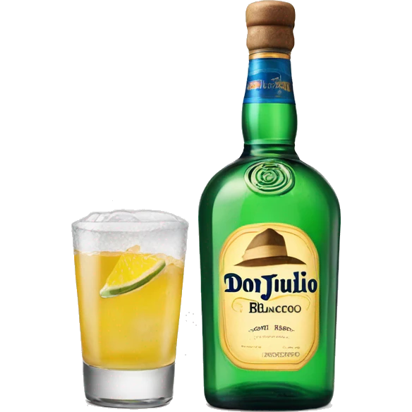 Don julio blanco alcohol  emoji