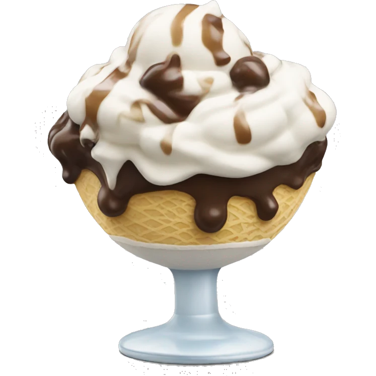 ice cream sundae emoji