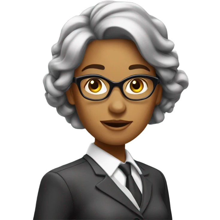 Zoomer young Banker Lady emoji