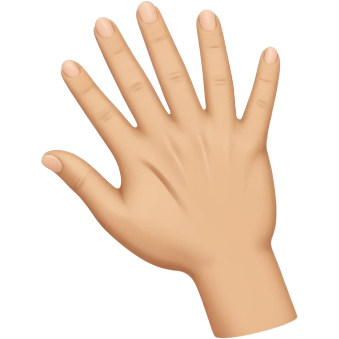 Closed hand up and down motion emoji