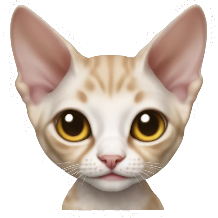 Devon rex kitten emoji