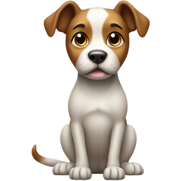 Dog with hands emoji