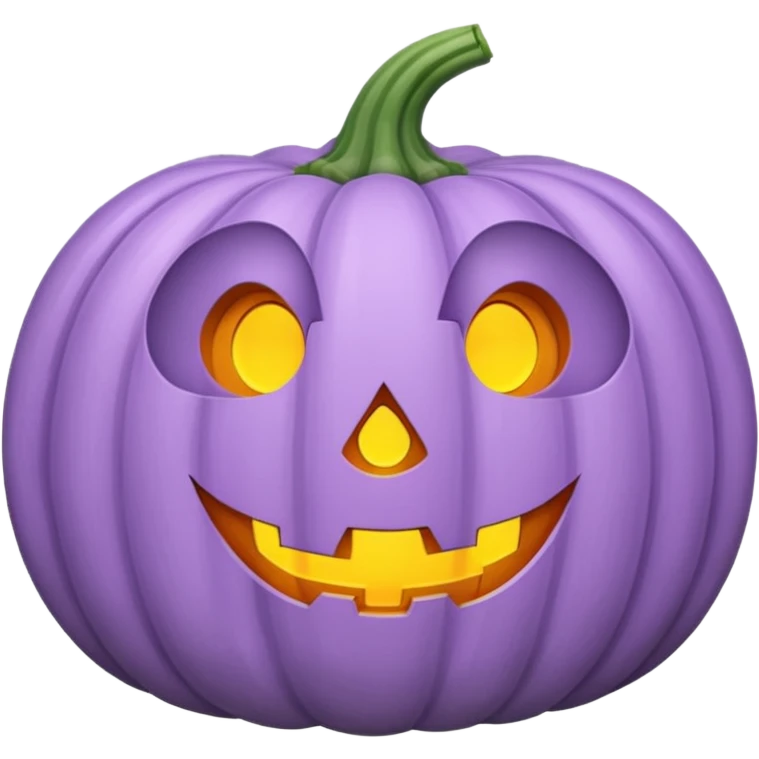 Lavender pumpkin emoji