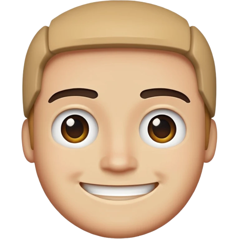 smiling face Steve from Minecraft emoji