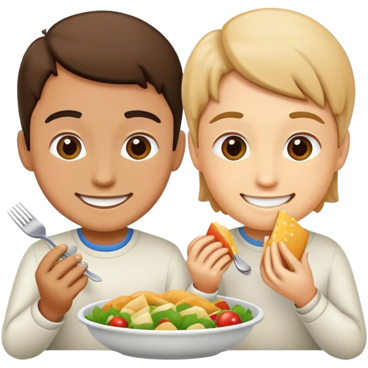 two programmers on lunch emoji