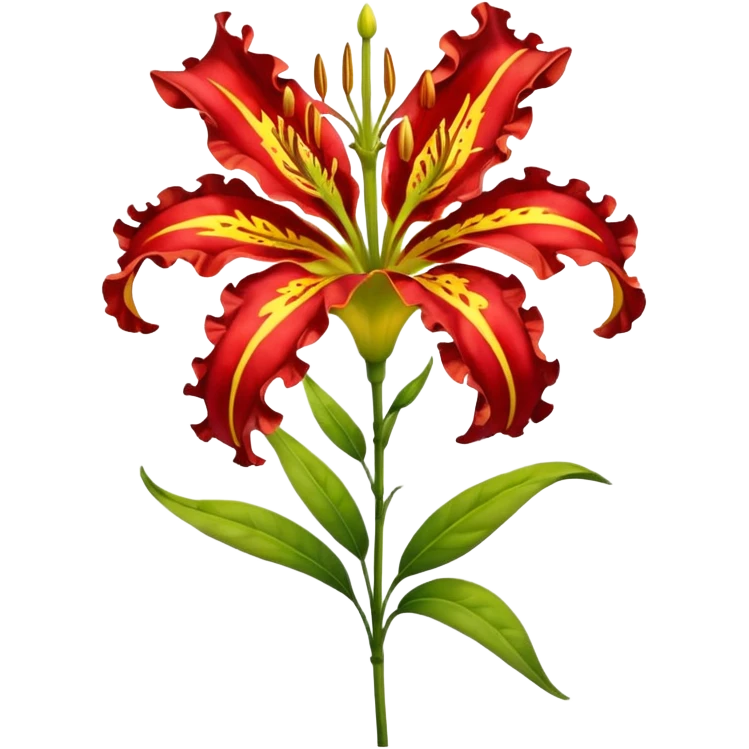 Gloriosa lily emoji