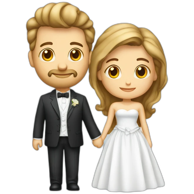 três-meses-de-casados-casal-branco emoji