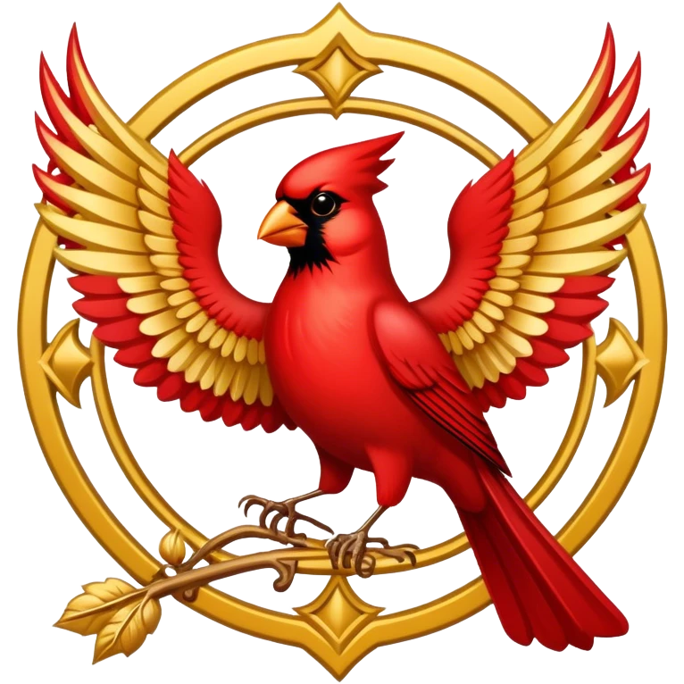 Cardinal's emblem emoji