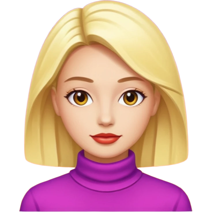 Alternative vibrant scenecore 2000s person emoji