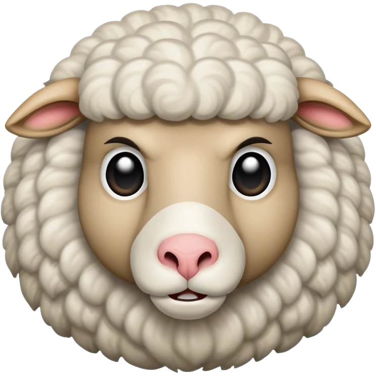 angry sheep  emoji