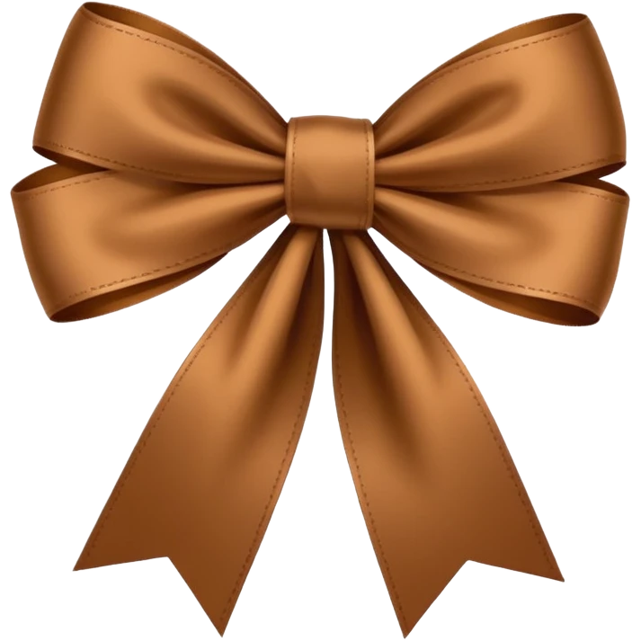 🎀 mude a cor do laço para marrom  emoji