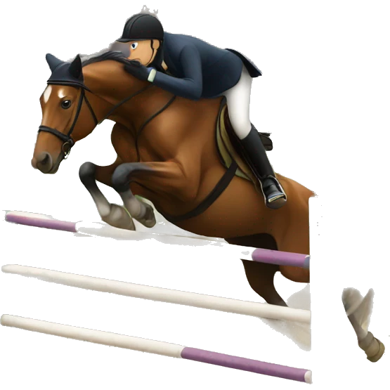 Horse Jumping competition emoji