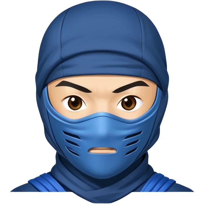 blue ninja emoji