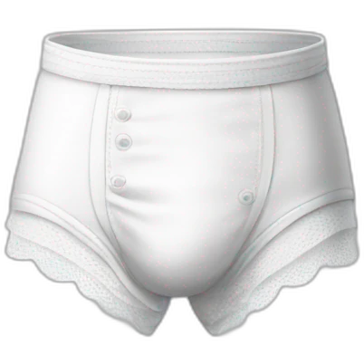 white underpants emoji