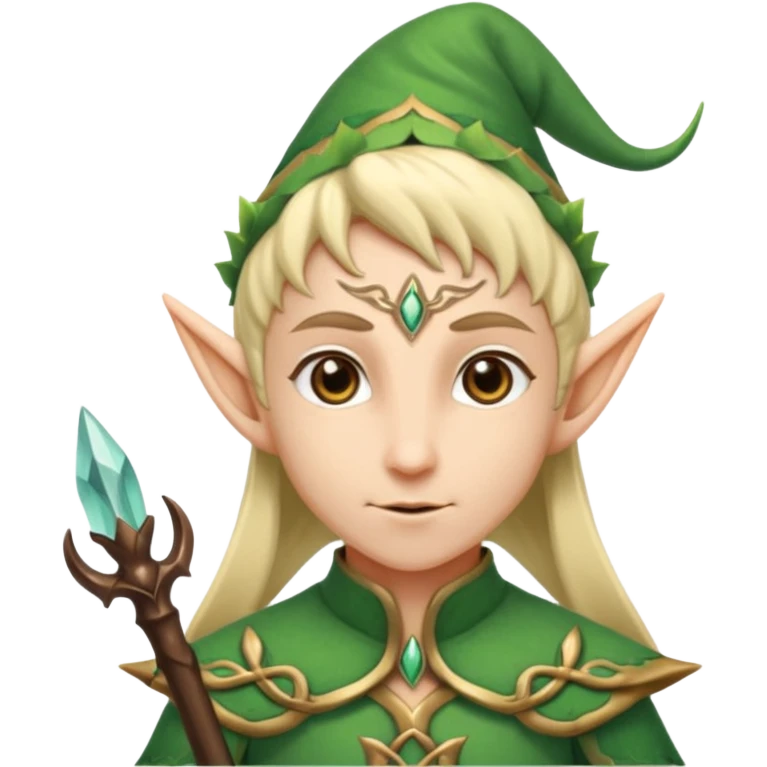 elf with staff emoji
