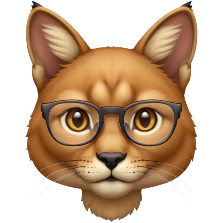 Caracal glasses  w emoji