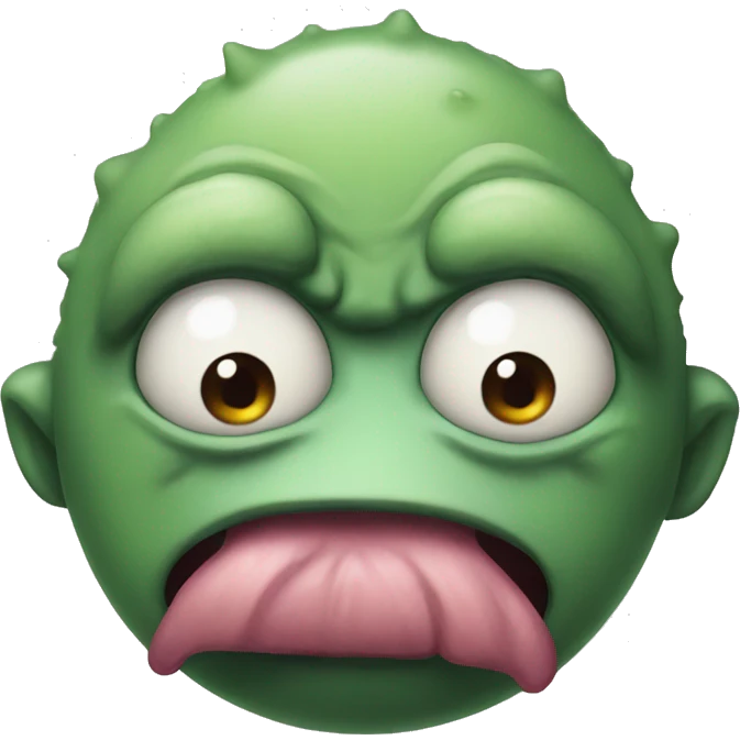 Snotty nose monster emoji