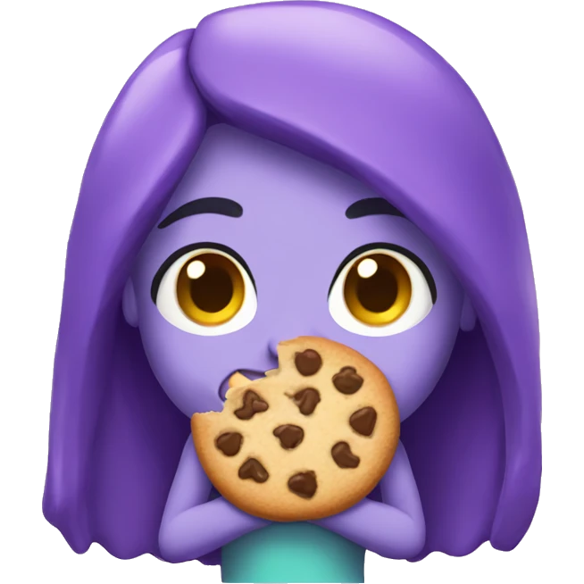 Fairy eat cookie emoji
