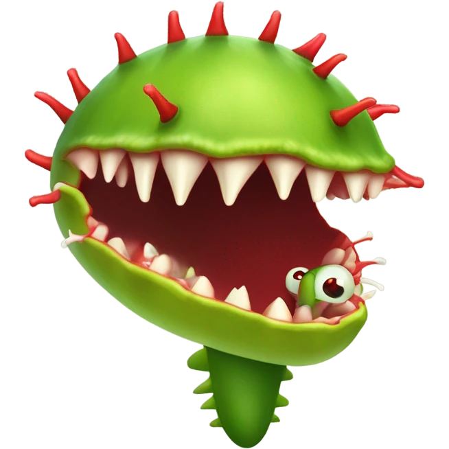 a venus fly trap from little shop of horrors emoji