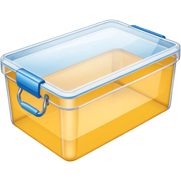 Plastic storage box emoji