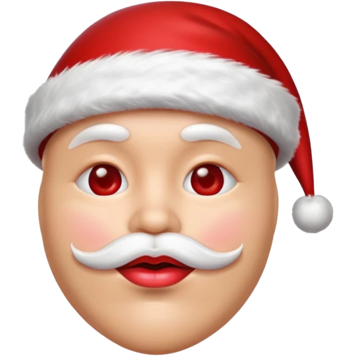 crea uno emoji 3d de unos labios tirandole un beso a mi esposa con un esenario de nabiadad emoji