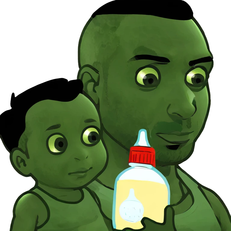 P Diddy with baby oil emoji