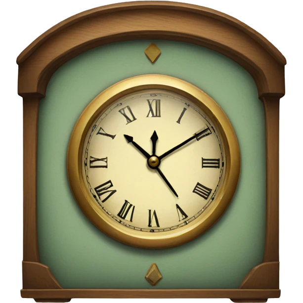 vintage clock emoji