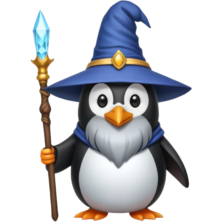 Penguin Wizard emoji