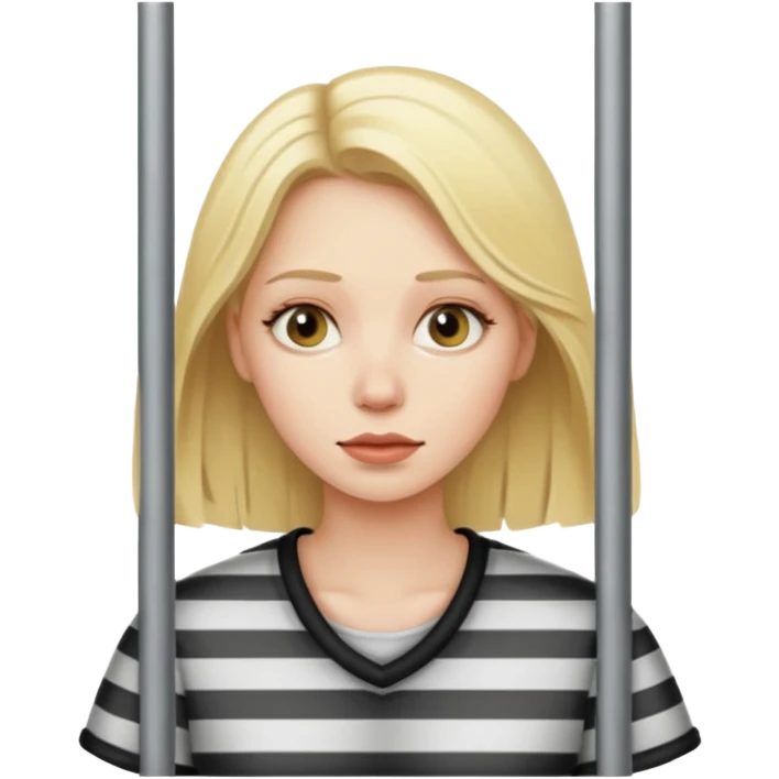 Blonde in jail emoji