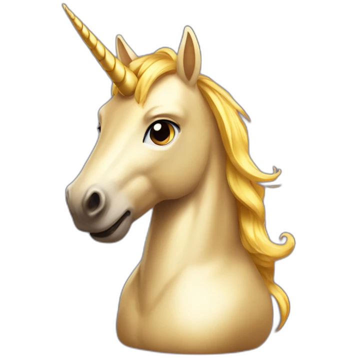 unicornio dorado emoji