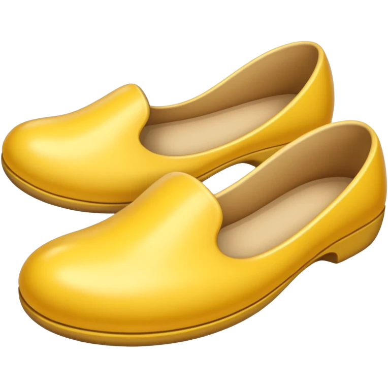 Butterbirne realistisch mit Hausschuh in der hand emoji