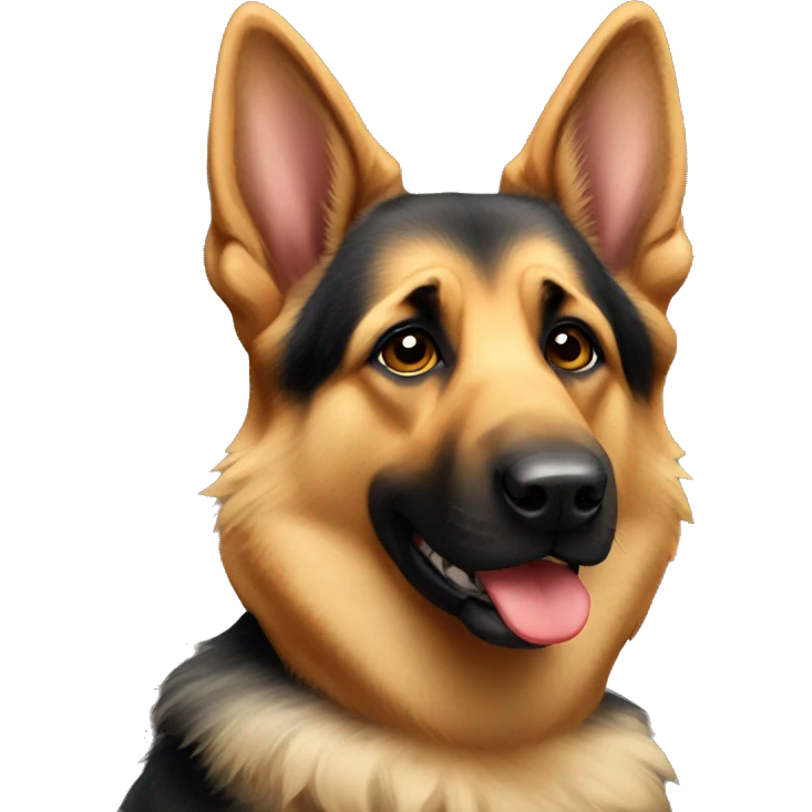 German shepherd  emoji