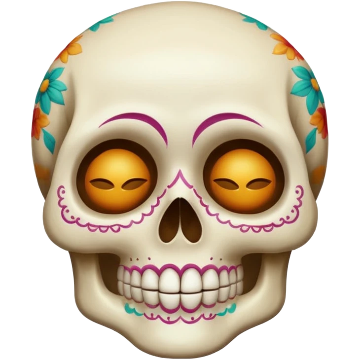 Calavera con sueño emoji
