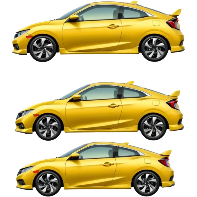 honda civic yellow emoji