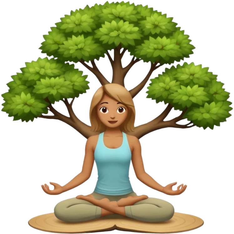 tree yoga pose emoji