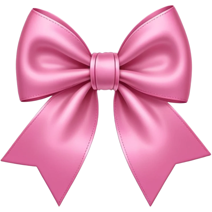 Pink bow emoji