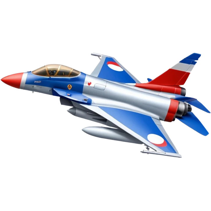 mirage fighter jet with a giant french flag on the background emoji